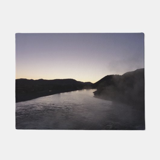 Paillasson Brouillard matinal sur la rivière Jackson à Grand (Devant)