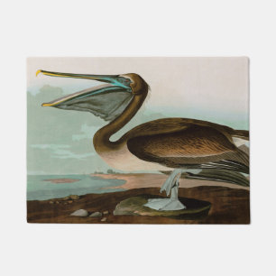 Paillasson Brown Pelican Birds of America Audubon Imprimer