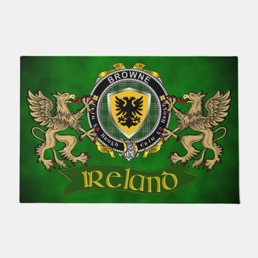 Paillasson Browne Irish Shield & Griffin (Devant)