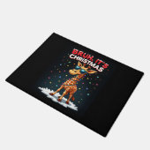 Paillasson Bruh C'est Noël Giraffe Dabbing Dabbing Long Sle (Incliné)