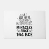 Paillasson Brûler des miracles depuis 164 BCE Hanoukka juif (Devant)