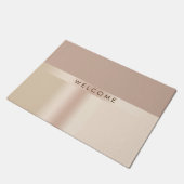 Paillasson Brun rose élégant et élégant d'or (Incliné)