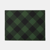 Paillasson Buffalo check Celtic Green and Black Squares Plaid (Devant)