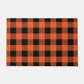 Paillasson Buffalo Check Fall Orange Noir (Devant)