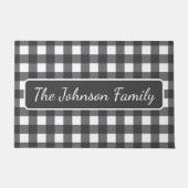 Paillasson Buffalo Plaid Nom (Devant)