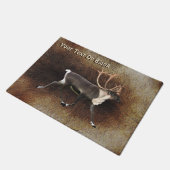 Paillasson Bull Caribou (Reindeer) (Incliné)