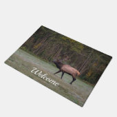 Paillasson Bull Elk Morning Walk Welcome Doormat (Incliné)