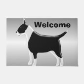 Paillasson Bull Terrier Chien Design (Devant)