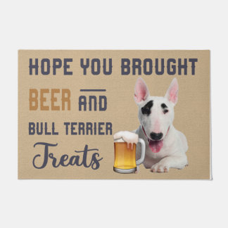 Paillasson Bull Terrier Doormat, Bull Terrier Love Welcome Ma