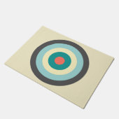 Paillasson Bullseye combiné gris par Shirley Taylor (Incliné)