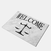 Paillasson Bureau du droit des échelles - Mat d'accueil (Incliné)