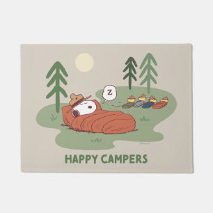 Paillasson cacahuètes   Campeurs de couchage Snoopy & Woodsto