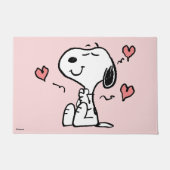 Paillasson cacahuètes | Coeurs de snoopy (Devant)