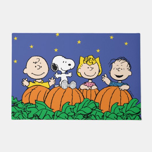 Paillasson cacahuètes | Le correctif grand Citrouille (Devant)