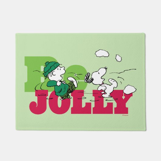 Paillasson cacahuètes | Linus & Snoopy Be Jolly (Devant)