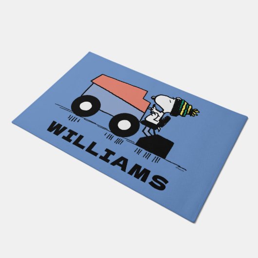 Paillasson cacahuètes | Machine à refaire la glace Snoopy (Incliné)