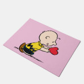 Paillasson cacahuètes | Saint Valentin Charlie Coeur rouge Br (Incliné)