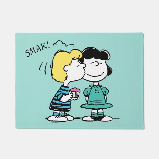 Paillasson cacahuètes | Saint Valentin | Lucy & Schroeder Kis (Devant)