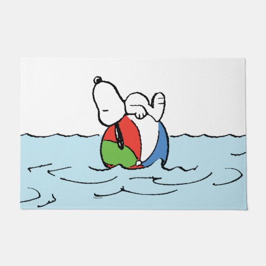 Paillasson cacahuètes | Snoopy Beach Ball Beach (Devant)