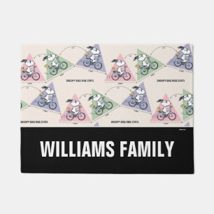 Paillasson cacahuètes   Snoopy Bike Ride Stats