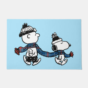 Paillasson cacahuètes   Snoopy & Charlie Brown Winter Scarf