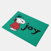 Paillasson cacahuètes | Snoopy Chat d'hiver et Casquette (Incliné)