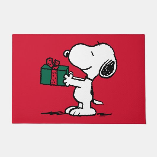 Paillasson cacahuètes | Snoopy Christmas Gift Giver (Devant)
