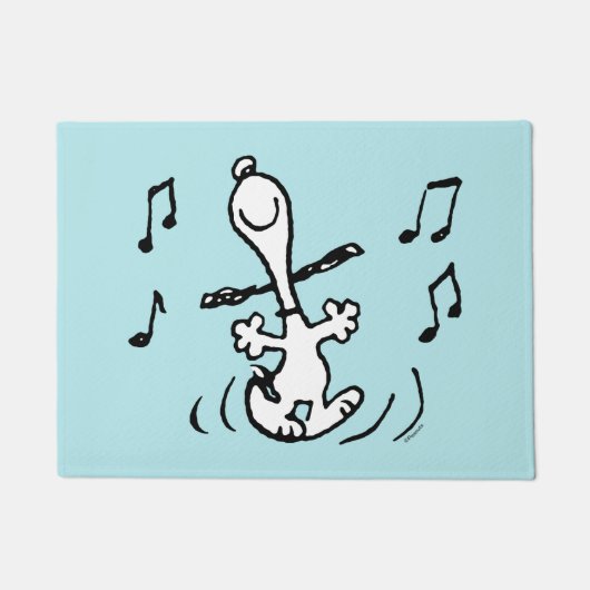 Paillasson cacahuètes | Snoopy Dancing (Devant)
