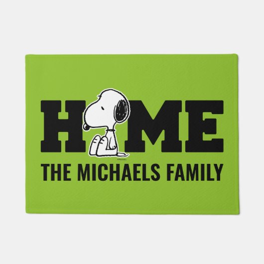 Paillasson cacahuètes | Snoopy En Bas (Devant)