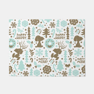 Paillasson cacahuètes   Snoopy Frosty Motif de Noël