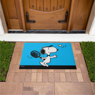 Paillasson cacahuètes   Snoopy Joue Au Tennis