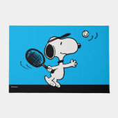 Paillasson cacahuètes | Snoopy Joue Au Tennis (Devant)