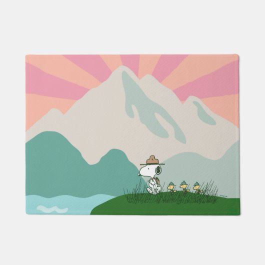 Paillasson cacahuètes | Snoopy Leader du Pack (Devant)