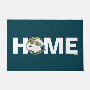 Paillasson cacahuètes   Snoopy Rainbow Heart Lunettes de sole