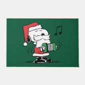 Paillasson cacahuètes | Snoopy Santa Claus Accordian (Devant)