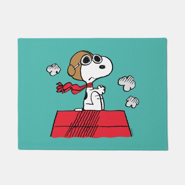Paillasson cacahuètes | Snoopy the Flying Ace (Devant)