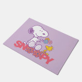 Paillasson cacahuètes | Snoopy & Woodstock Flowers (Incliné)