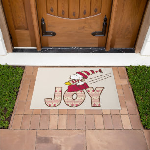 Paillasson cacahuètes   Snoopy & Woodstock Joy Sled Ride