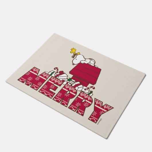 Paillasson cacahuètes | Snoopy & Woodstock Joyeux Sweat moche (Incliné)