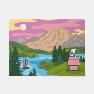 Paillasson cacahuètes   Snoopy & Woodstock Le grand extérieur