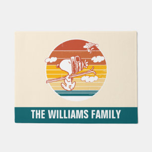 Paillasson cacahuètes   Snoopy & Woodstock Ski Trip