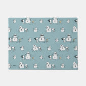 Paillasson cacahuètes | Snoopy & Woodstock Winter Break Motif (Devant)