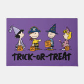 Paillasson cacahuètes | Tricoter ou traiter l'Halloween (Devant)