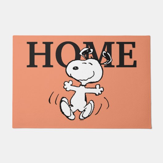 Paillasson cacahuètes | Une Danse Heureuse Snoopy (Devant)