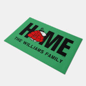 Paillasson cacahuètes | Veste Snoopy Red Puffer (Incliné)