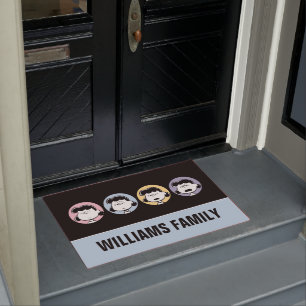 Paillasson cacahuètes   Visages de Lucy