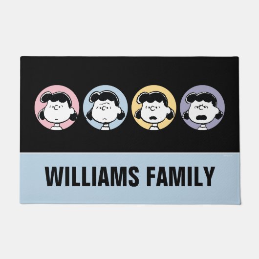 Paillasson cacahuètes | Visages de Lucy (Devant)