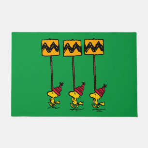 Paillasson cacahuètes Woodstock & Friends Sign March