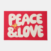 Paillasson cacahuètes | Woodstock Peace & Love (Devant)