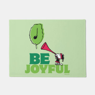 Paillasson cacahuètes   Woodstock Soyez Joyeux